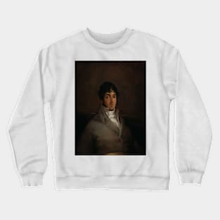 Portrait of Isidoro Maiquez by Francisco Goya Crewneck Sweatshirt